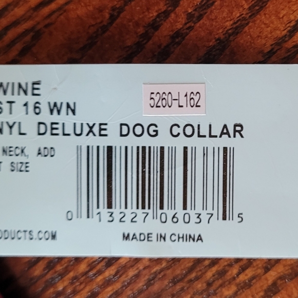 2 /$15  NEW  Hamilton Dog Collar Metal Buckle 16" Wine Burgundy - Picture 7 of 9